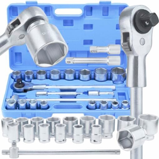 5902280026334-Hylsysarja-kuusiokanta-3:4-19-50-mm-Black 5902280026334-Hylsysarja-kuusiokanta-3:4-19-50-mm-Black