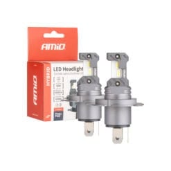 LED-ajovalopolttimot H4/H19 CANBUS 5600lm, Amio, maceakauppa.fi