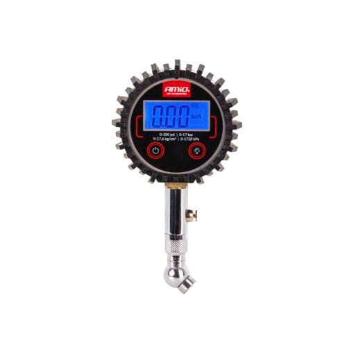 Digitaalinen painemittari kääntyvällä päällä 17 bar, Amio, maceakauppa.fi