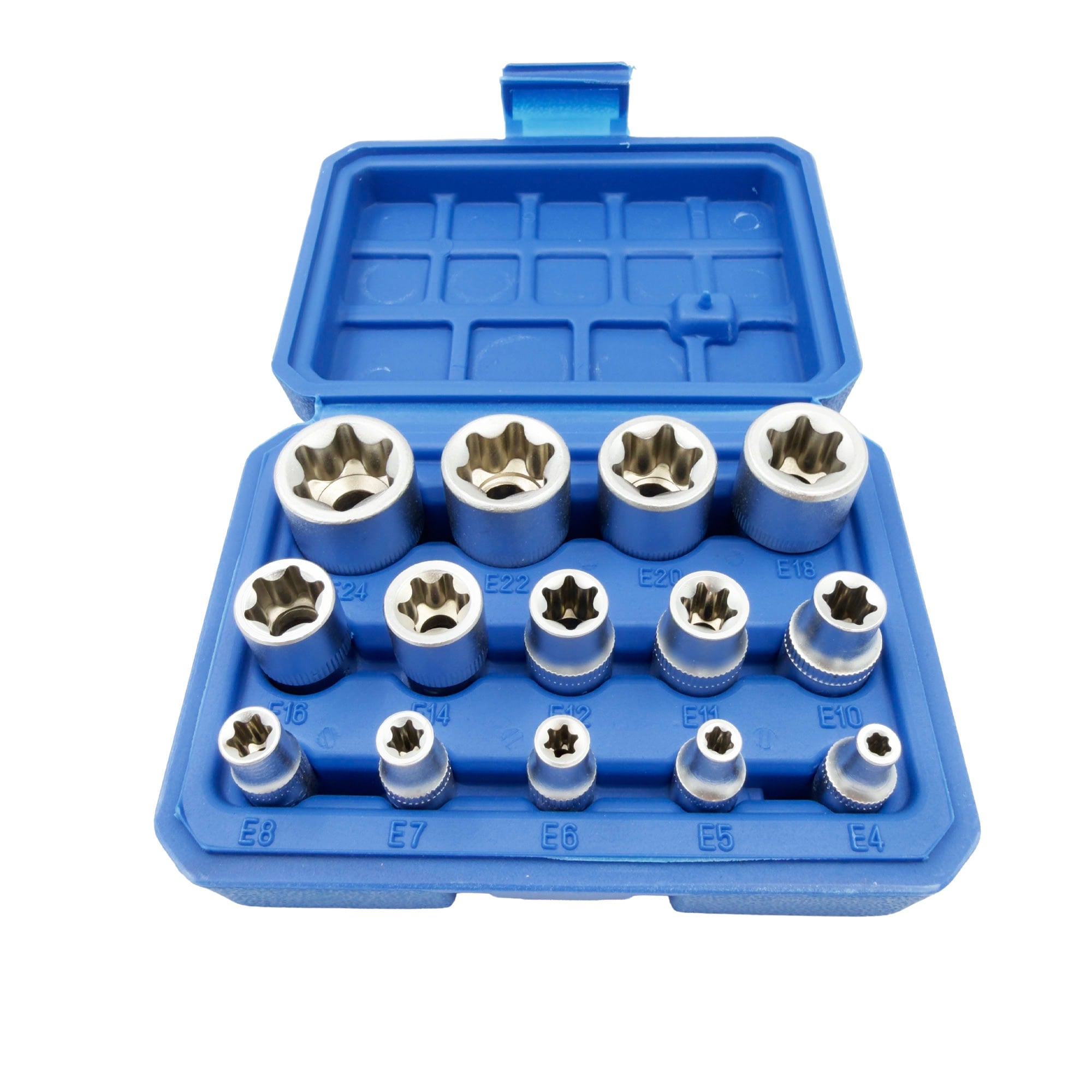 E-torx hylsysarja E4 - E24, Black - Image 3