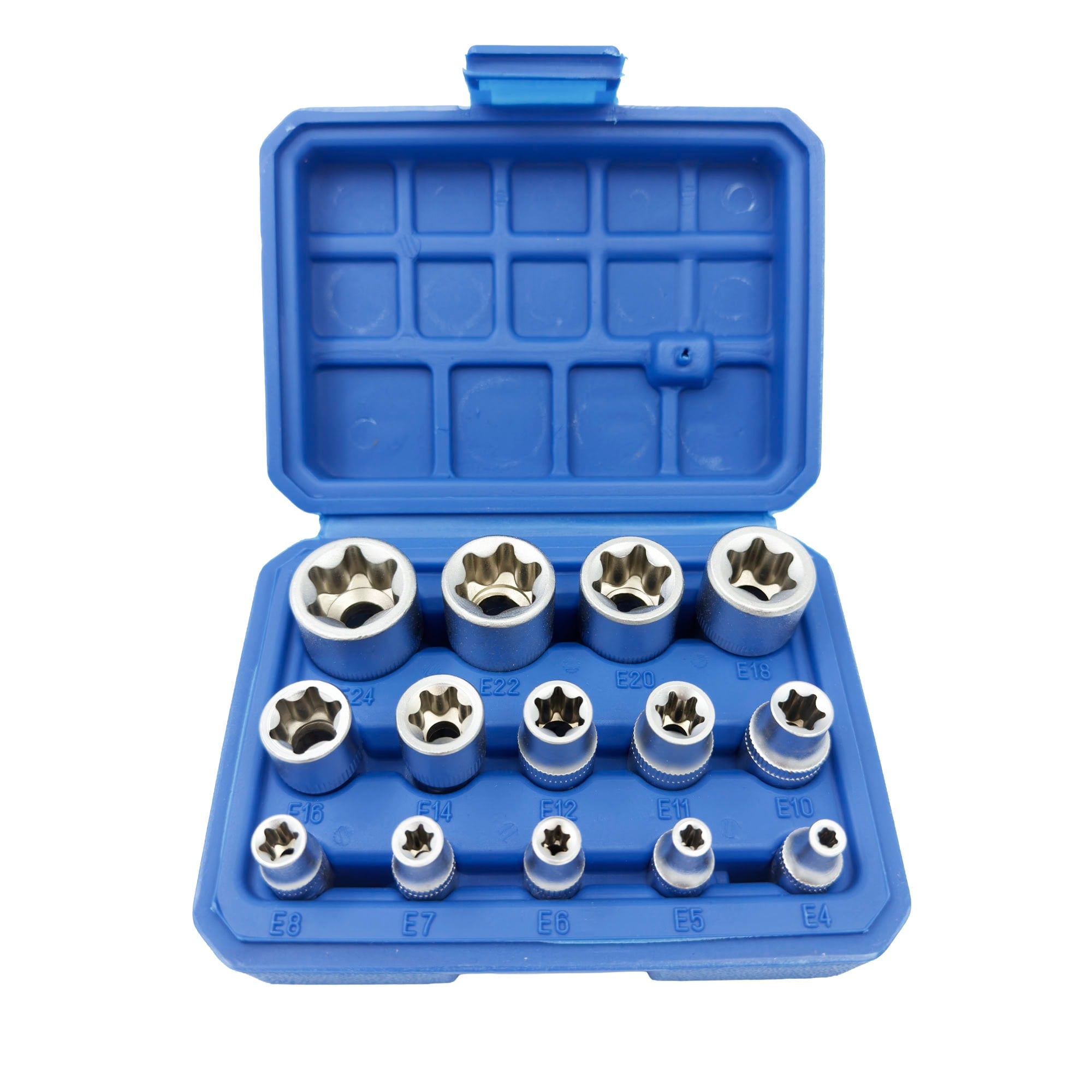 E-torx hylsysarja E4 - E24, Black - Image 2