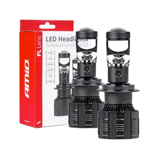LED-ajovalopolttimot H7 60W 3800lm, Amio