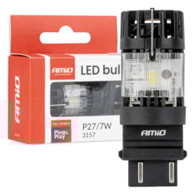 LED-ajovalopoltin P27/7W 12V, Amio