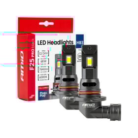 LED-ajovalopolttimot PRO HB3 68W 7646lm, Amio