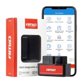 OBD II vikakoodinlukija bluetooth mini, Amio