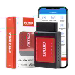 OBD II vikakoodinlukija bluetooth, Amio