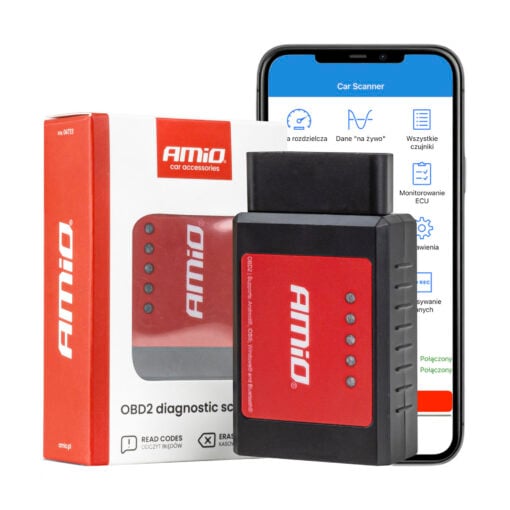 5903293047330-OBD-II-vikakoodinlukija-bluetooth-Amio OBD II vikakoodinlukija bluetooth, Amio