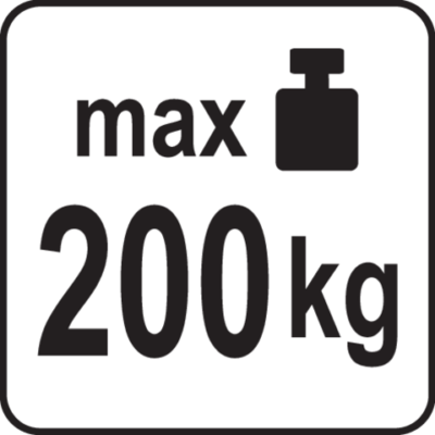 Apupukki säädettävä max. 200 kg, Vorel
