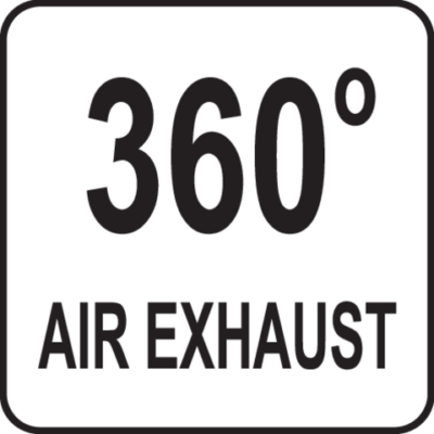 Epäkeskohiomakone paineilma 2.5mm, Yato