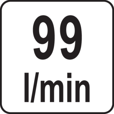 Neulahakkuri paineilmatoiminen 99 l/min, Yato