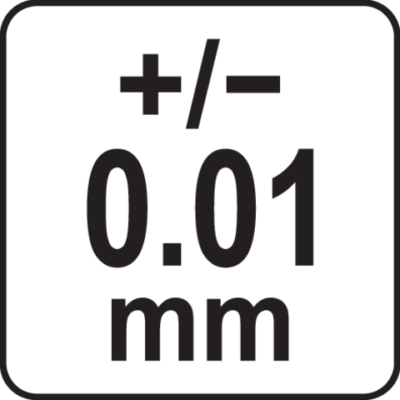 Paksuusmittari 12.7 mm / 0.01 mm, Yato