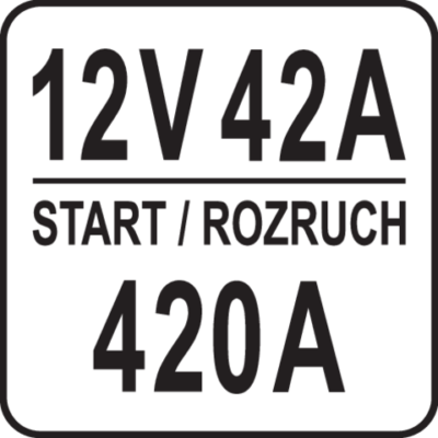 Akkulaturi / apukäynnistin 12/24V 20-800 Ah IP20, Yato