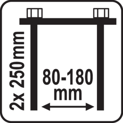 Laakerin ulosvedinsarja 75–105 mm, Yato