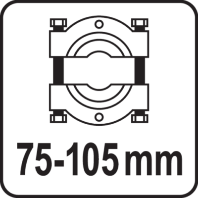 Laakerin ulosvedinsarja 75–105 mm, Yato