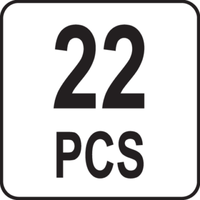 Käsikäyttöinen alipainepumppu 22 osaa, Yato