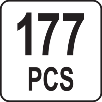 Työkaluvaunu työkaluilla 177 osaa, Yato