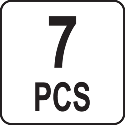 Ruuvimeisselisarja työkaluvaunuun 7 osaa, Yato