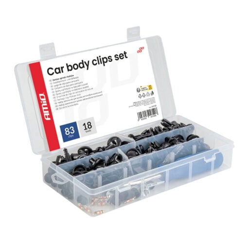 Auton verhoilukiinnikesarja työkaluilla 83+18 osaa, Amio