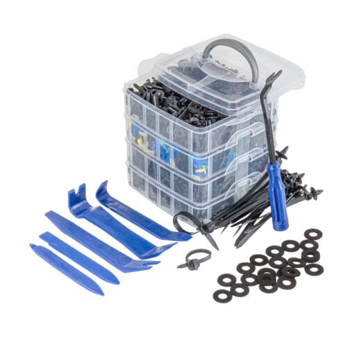 Auton verhoilukiinnikesarja työkaluilla 1211 osaa, Amio