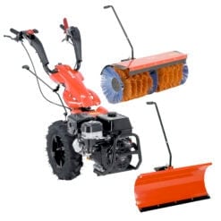 Yksiakselinen traktori / kävelytraktori lisälaitteilla, Yato