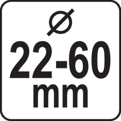 Hydraulinen lävistäjä letkulla pellille 22-60 mm, Yato