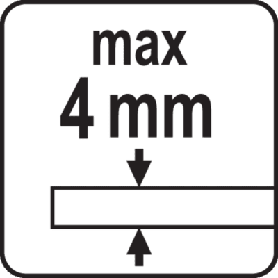 Hydraulinen lävistäjä letkulla pellille 22-60 mm, Yato