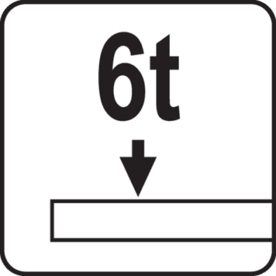 Hydraulinen lävistäjä letkulla pellille 22-60 mm, Yato