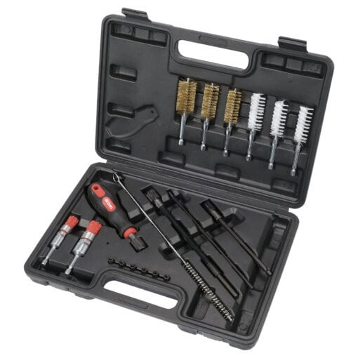 Suutinpesän puhdistussarja 1/4" 19 osaa, Yato