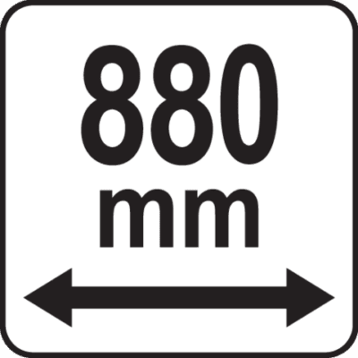 Puutarhajyrsin kävelytraktoriin 880 mm, Yato