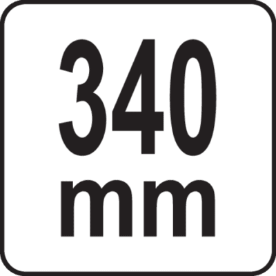 Jatkoavain adaptereilla 340 mm, Yato