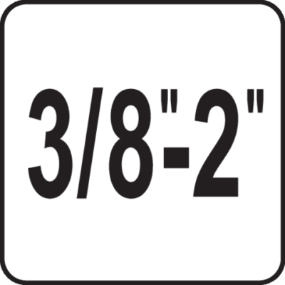 Karhennuspihdit 3/8" – 2", Yato