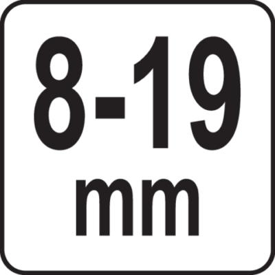 Räikkälenkkisarja nivelletty 8-19 mm 6 osaa, Yato