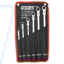 Räikkälenkkisarja nivelletty 8-19 mm 6 osaa, Yato