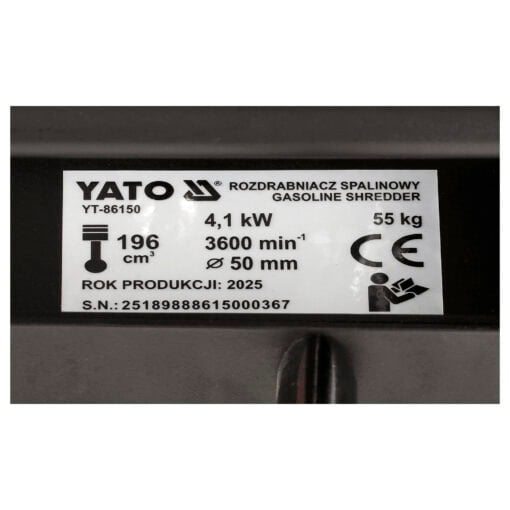 5906083126307-Oksasilppuri-polttomoottorilla-196-cm³-Yato-13 5906083126307-Oksasilppuri-polttomoottorilla-196-cm³-Yato-13