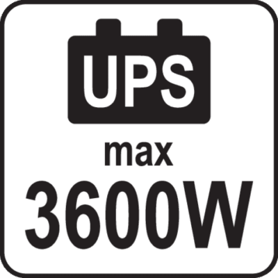 Virta-asema kannettava 3600 W, Yato