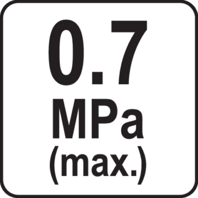 Polttoaineen painemittari 0 - 0,7 MPa, Yato