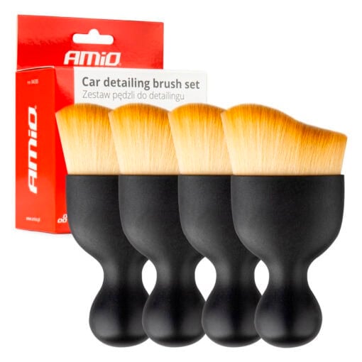 Auton puhdistusharjasetti 4kpl, Amio.