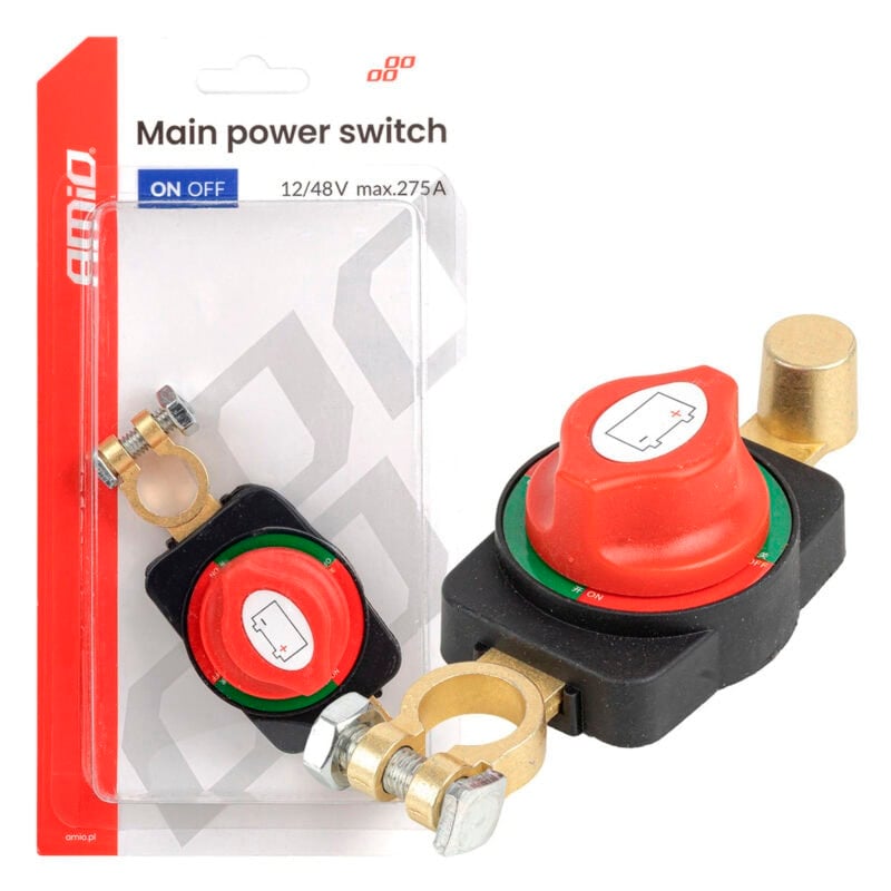Akkuvirran katkaisin 12V-48V max.275A, Amio.