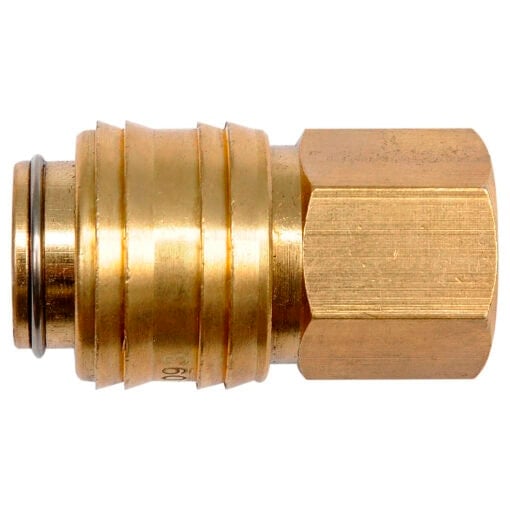 Pikaliitin 3/8" sisäkierteellä messinki, Yato.