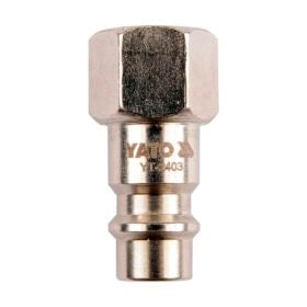 Paineilma pikaliitin 1/4" sisäkierre, Yato