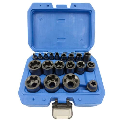 Hylsysarja Torx Plus (EP) Tesla 19 osaa, Droma Tools.