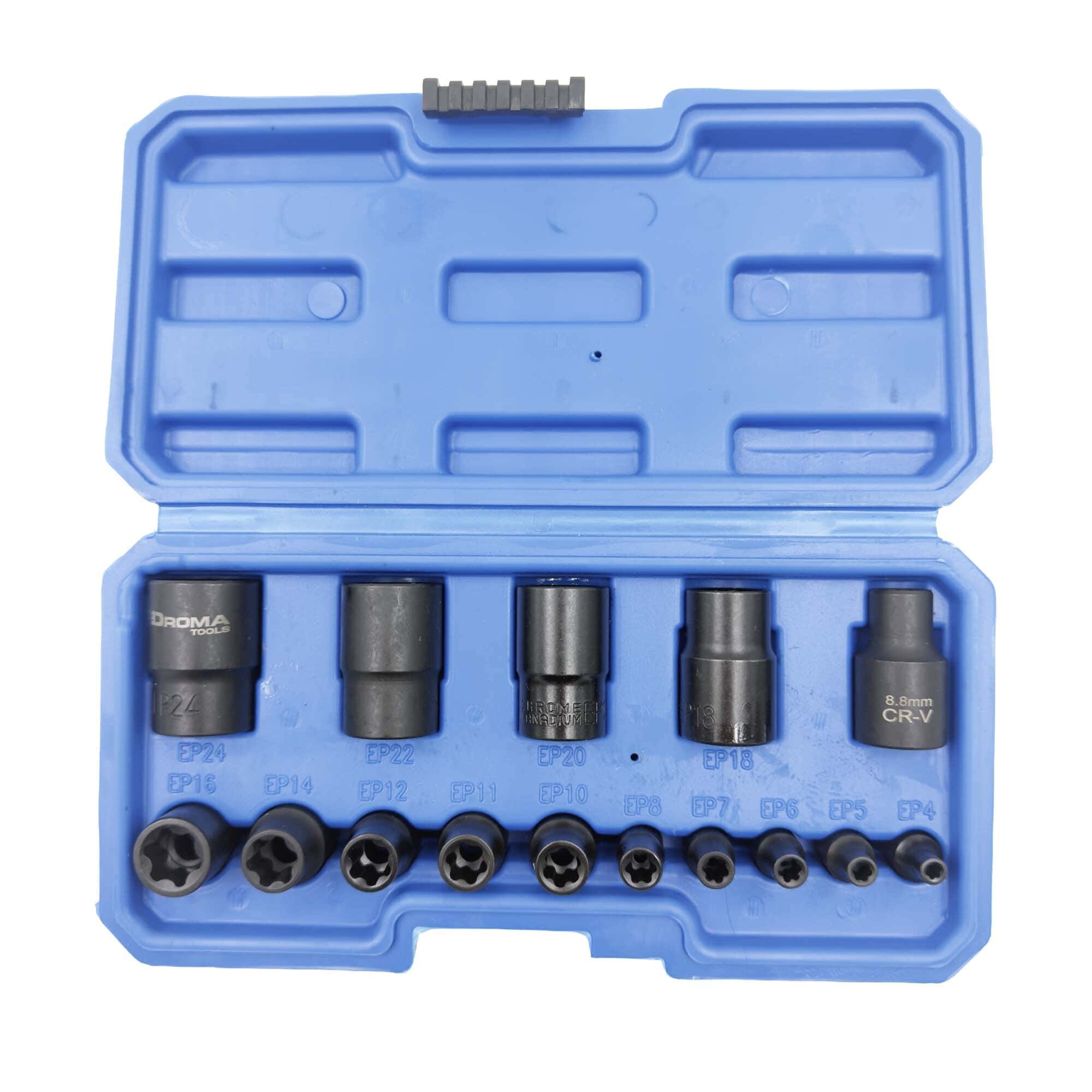 Hylsysarja Torx Plus (EP) Tesla 15 osaa, Droma Tools - Image 3