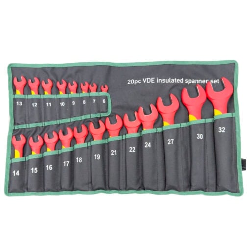 Kiintoavainsarja eristetty 6-32 mm 20-osaa, Droma Tools.