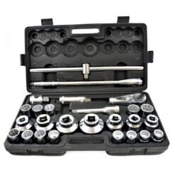 Hylsysarja 12-kulmainen 3/4″ 1" 21-65mm, Geko.