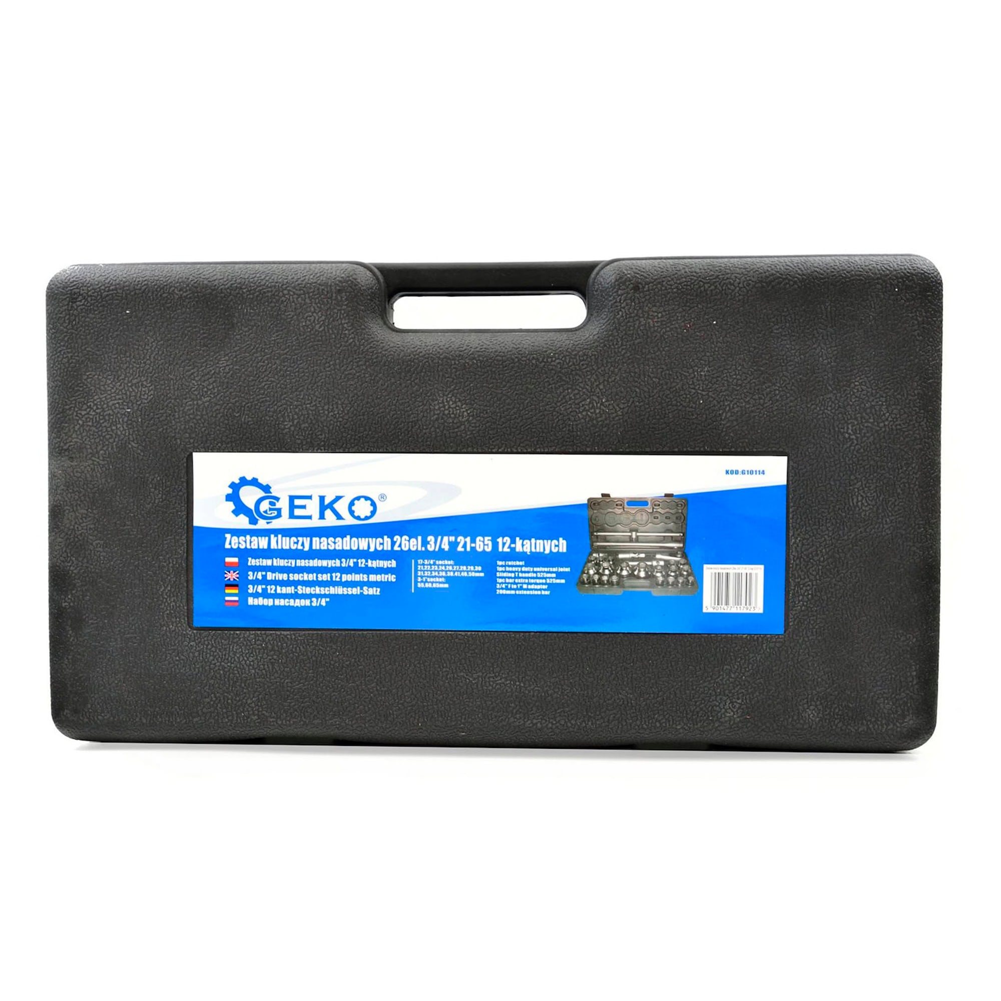 Hylsysarja 12-kulmainen 3/4″ 1" 21-65mm, Geko - Image 5