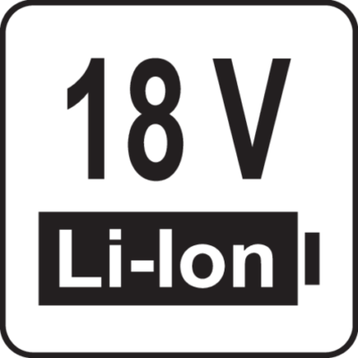 Akkupuhallin runko 18 V 11 m³/min, Yato