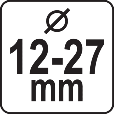 Reikäjyrsinsarja TCT 12–27 mm 8 osaa, Yato