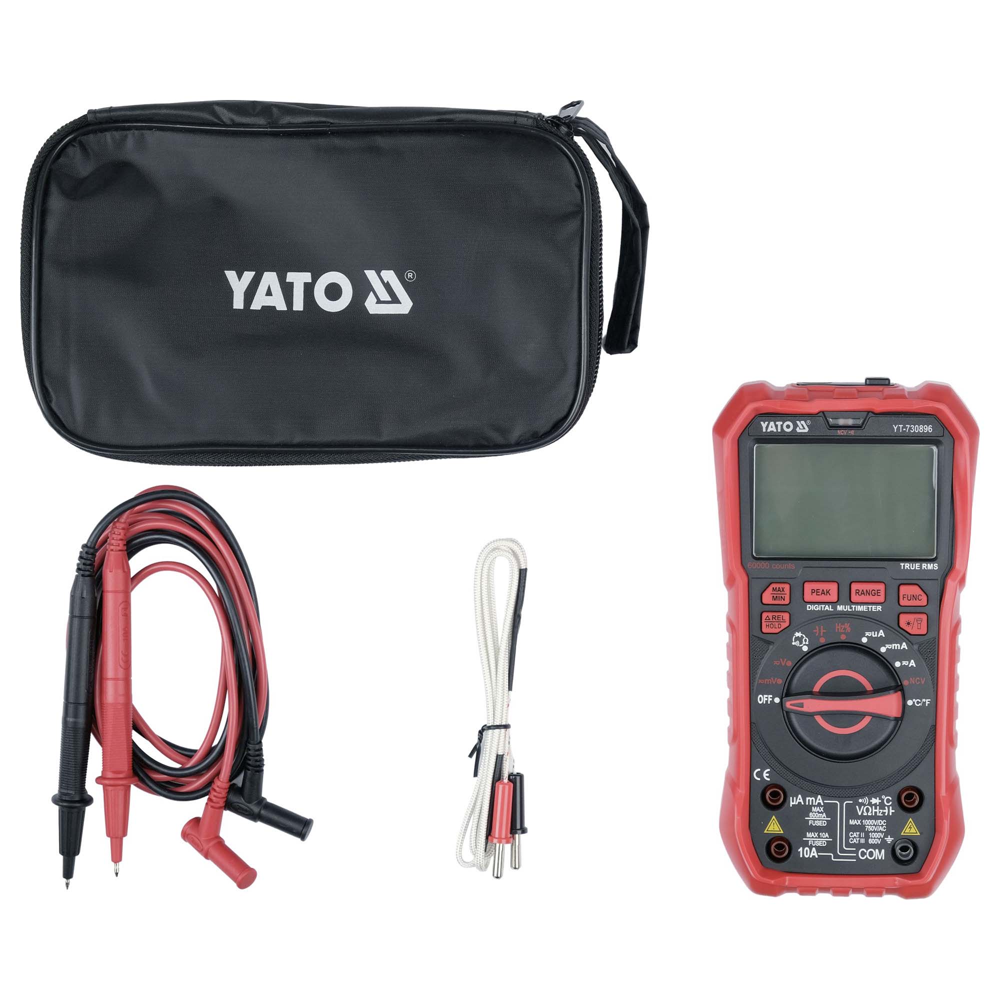 Yleismittari digitaalinen 750 V TRUE RMS, Yato - Image 6