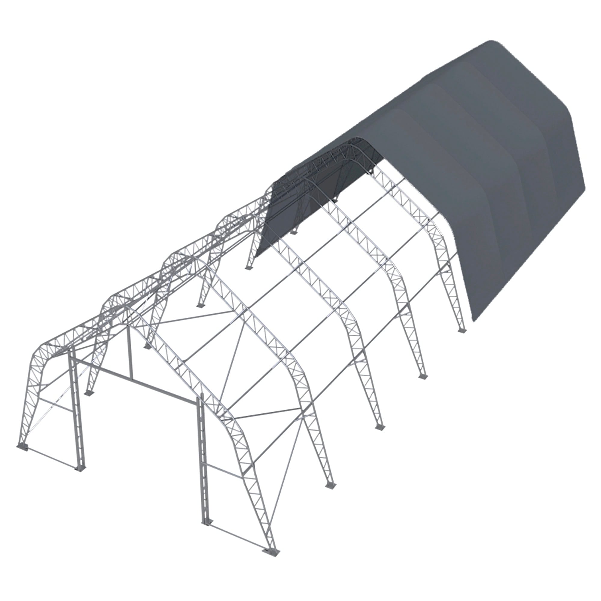 Pressuhalli 9,15 x 24,4 x 6,1 m 900g, Droma Works - Image 3
