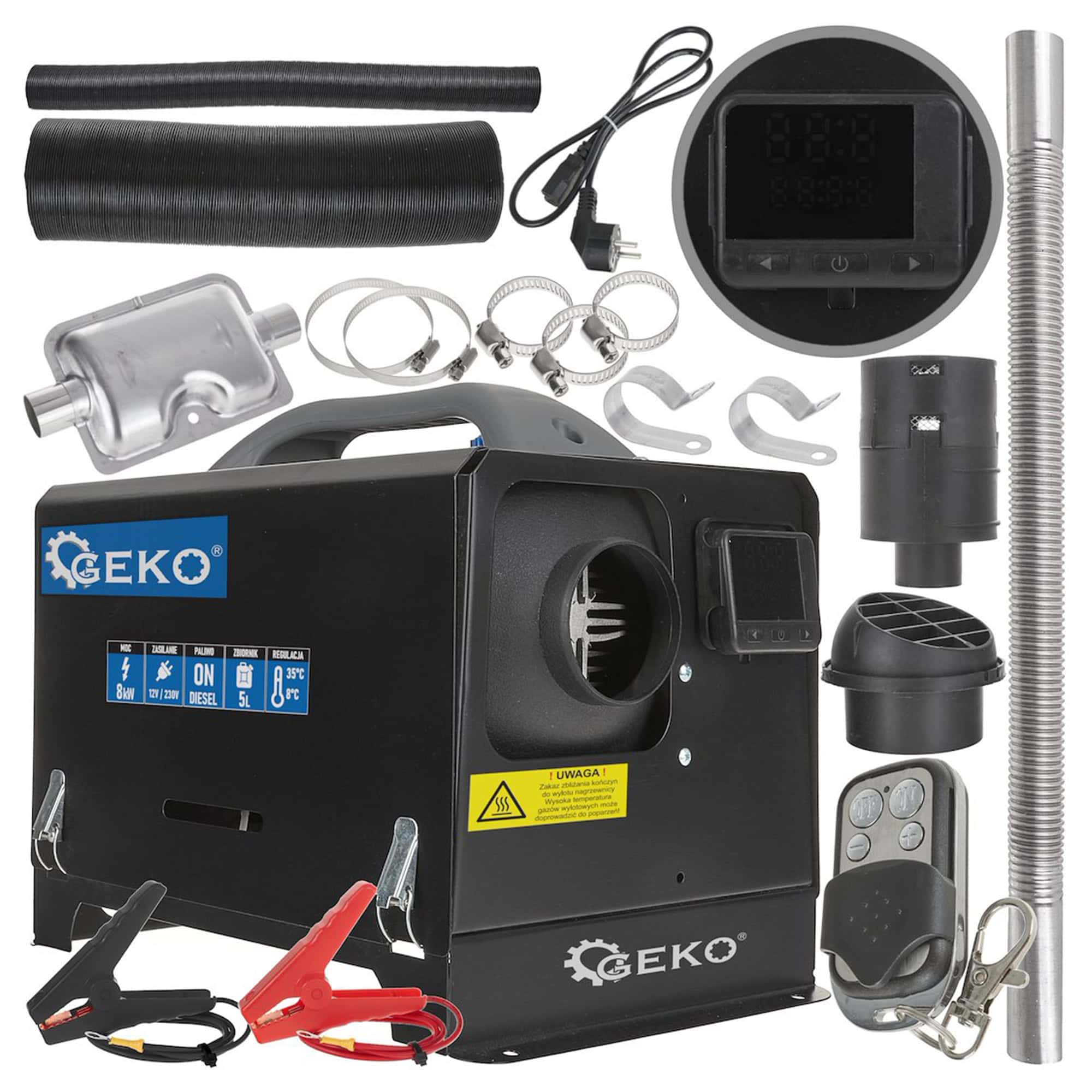 Diesellämmitin 8 kW, 12/230 V, Geko - Image 13